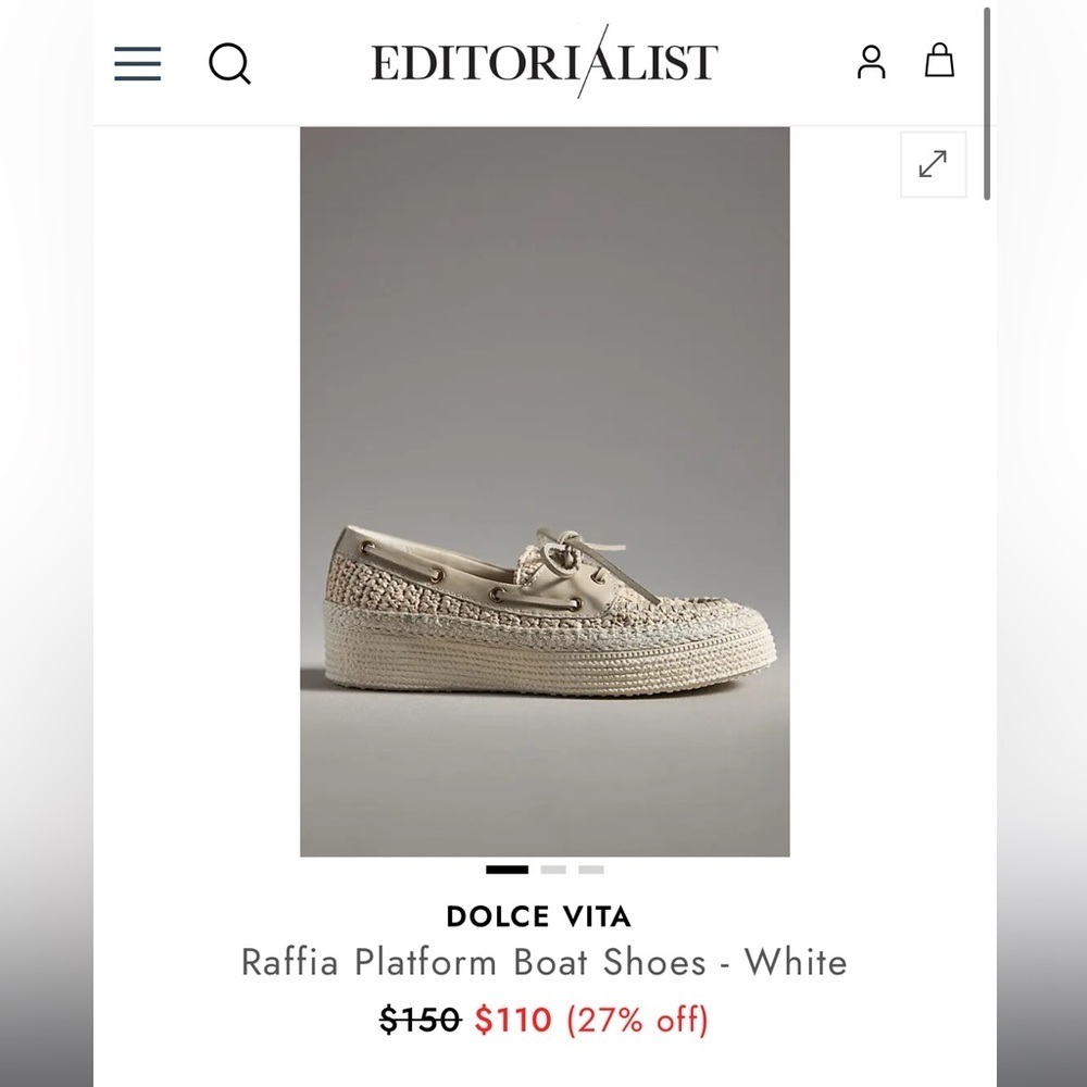 NIB Dolce Vita oatmeal boat shoes leather upper Size: 7